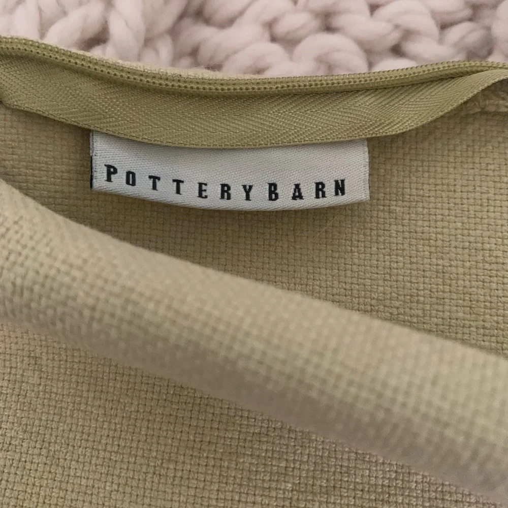 Pottery Barn Light Green Pillow Covers 18” Inserts not included